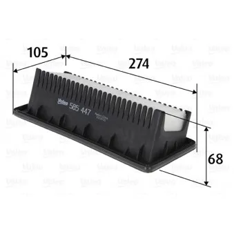 Filtre à air VALEO 585447
