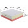 Filtre à air VALEO 585450 - Visuel 1