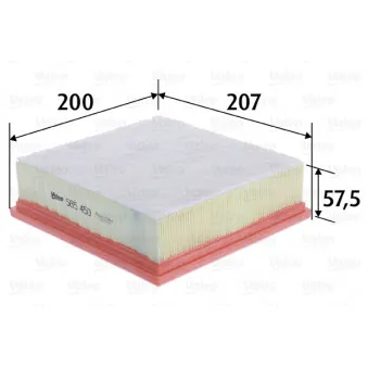 Filtre à air VALEO 585450