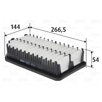 Filtre à air VALEO 585453