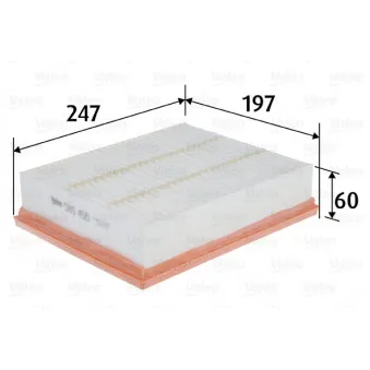 Filtre à air VALEO 585456