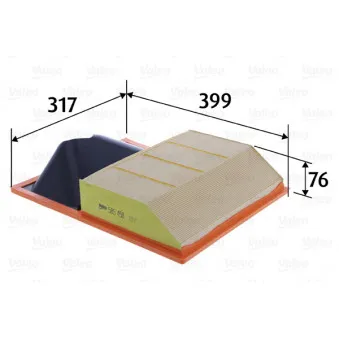Filtre à air VALEO 585458