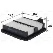 Filtre à air VALEO 585460 - Visuel 1