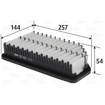 Filtre à air VALEO 585462