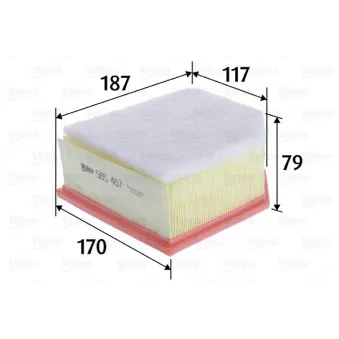 Filtre à air VALEO 585467