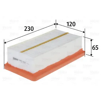 Filtre à air VALEO 585469