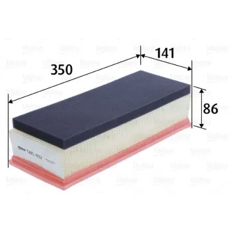 Filtre à air VALEO 585482