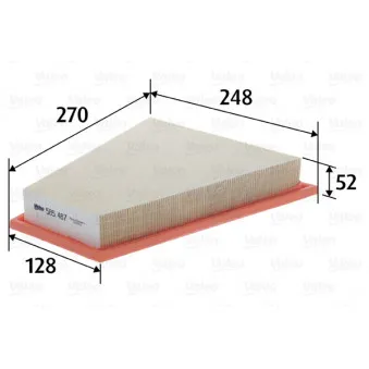 Filtre à air VALEO 585487