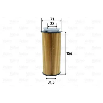 Filtre à huile VALEO 586603