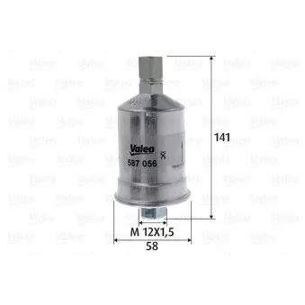 Filtre à carburant VALEO 587056