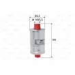 Filtre à carburant VALEO 587057 - Visuel 1
