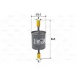 Filtre à carburant VALEO 587061 - Visuel 1