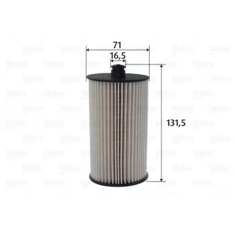 Filtre à carburant VALEO 587071