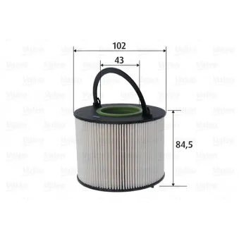 Filtre à carburant VALEO 587075