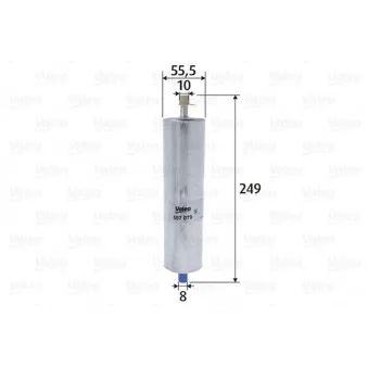 Filtre à carburant VALEO 587079