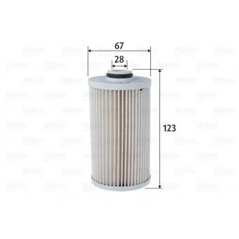 Filtre à carburant VALEO 587083