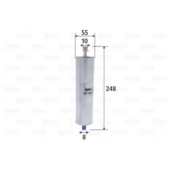 Filtre à carburant VALEO 587088