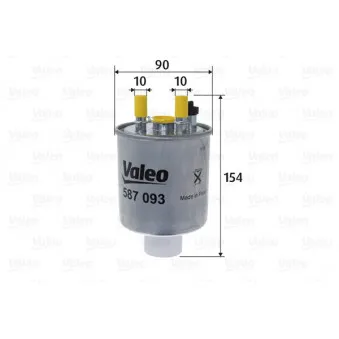 Filtre à carburant VALEO 587093