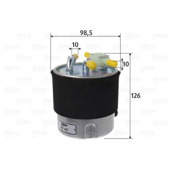 Filtre à carburant VALEO 587097