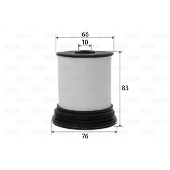 Filtre à carburant VALEO 587106