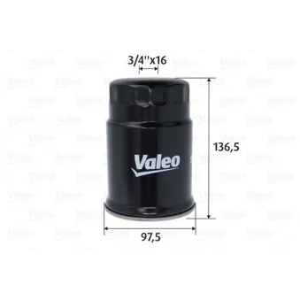 Filtre à carburant VALEO 587758