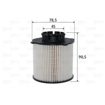 Filtre à carburant VALEO 587932
