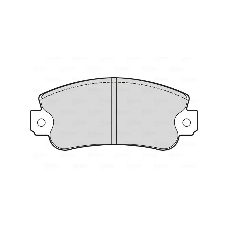 Jeu de 4 plaquettes de frein avant VALEO 601713