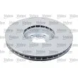 Jeu de 2 disques de frein avant VALEO 672508 - Visuel 2