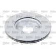 Jeu de 2 disques de frein avant VALEO 672529 - Visuel 2