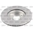 Jeu de 2 disques de frein avant VALEO 672539 - Visuel 2