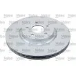 Jeu de 2 disques de frein avant VALEO 672552 - Visuel 2