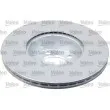 Jeu de 2 disques de frein avant VALEO 672590 - Visuel 2