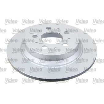 Jeu de 2 disques de frein arrière VALEO 672596
