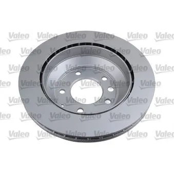 Jeu de 2 disques de frein arrière VALEO 672615