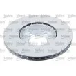 Jeu de 2 disques de frein avant VALEO 672653 - Visuel 2