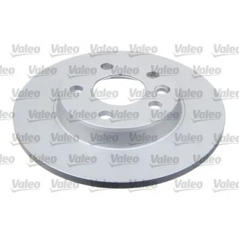 Jeu de 2 disques de frein arrière VALEO 672660