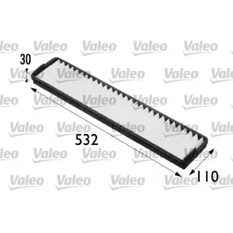 Filtre, air de l'habitacle VALEO 698168