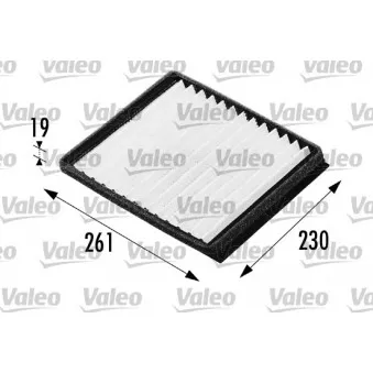 Filtre, air de l'habitacle VALEO 698177