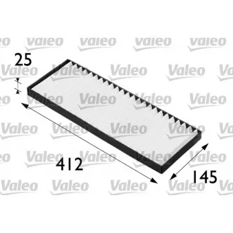 Filtre, air de l'habitacle VALEO 698202