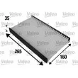 Filtre, air de l'habitacle VALEO 698454 - Visuel 1