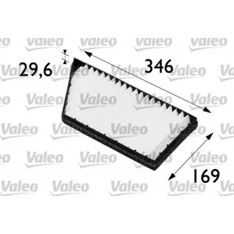 Filtre, air de l'habitacle VALEO 698488