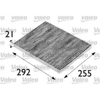 Filtre, air de l'habitacle VALEO 698688