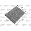 Filtre, air de l'habitacle VALEO 698693 - Visuel 1
