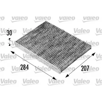 Filtre, air de l'habitacle VALEO 698716