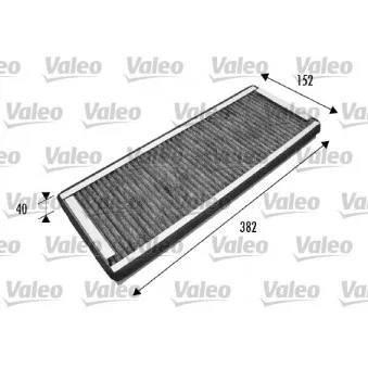 Filtre, air de l'habitacle VALEO 698737