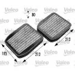Filtre, air de l'habitacle VALEO 698740 - Visuel 1