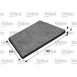 Filtre, air de l'habitacle VALEO 698749 - Visuel 1