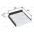 Filtre, air de l'habitacle VALEO 698753 - Visuel 1