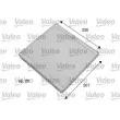 Filtre, air de l'habitacle VALEO 698769 - Visuel 1