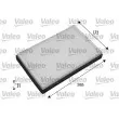 Filtre, air de l'habitacle VALEO 698770 - Visuel 1